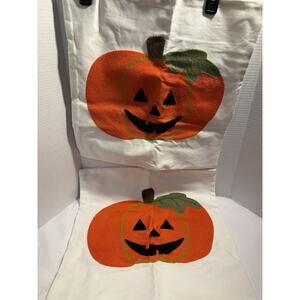 Scary Halloween Pumpkin Jack O’ Lantern Pillow Cover 17 x 17 NEW